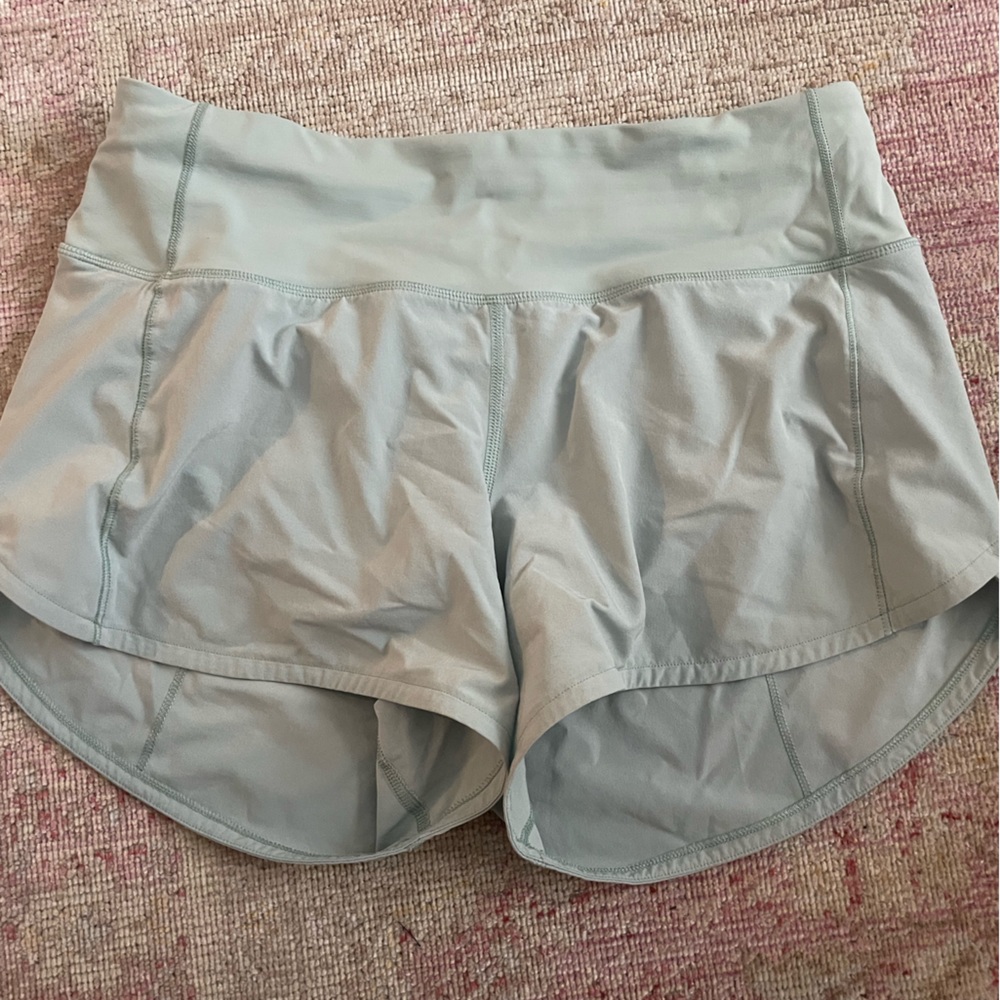 lululemon athletica Light Blue Athletic Shorts